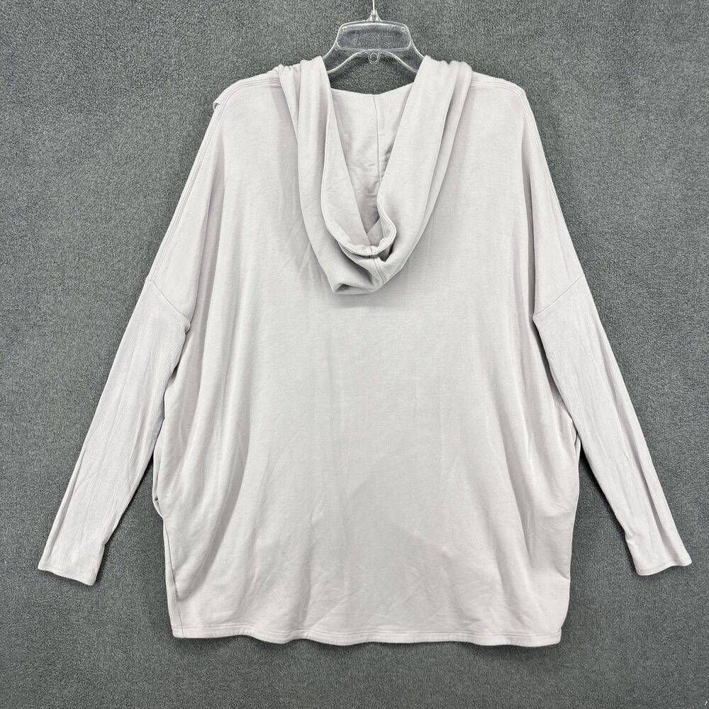 Athleta Pullover Womens Large Drape Cowl Neck Hoodie Modal Blend Casual Lightwei - Picture 2 of 16